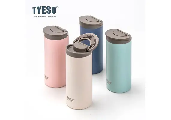 تصویر محصول تراول ماگ قفل دار تایسو - Tyeso, حجم: 360, رنگ: صورتی تصویر شماره 2 , - فروشگاه فون پارتس