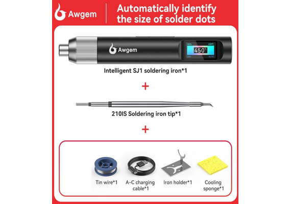 تصویر محصول هویه قلمی هوشمند Awgem مدل SJ1 تصویر شماره 2 , - فروشگاه فون پارتس