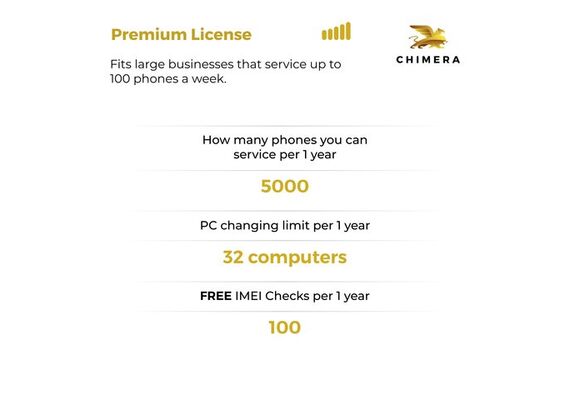 تصویر محصول اکتیویشن چایمرا پریمیوم - Chimera Tool Premium تصویر شماره 2 , - فروشگاه فون پارتس