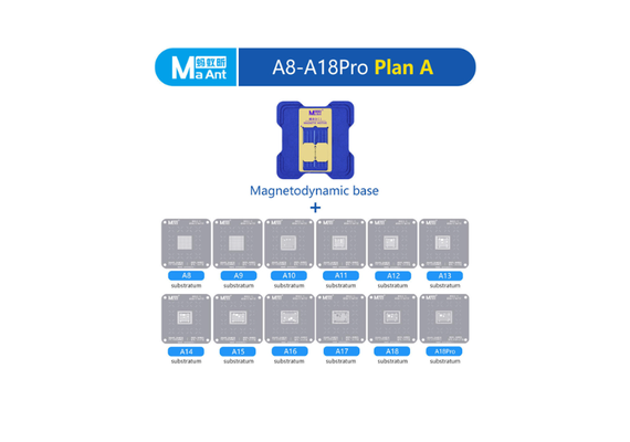 تصویر محصول شابلون مگنتی CPU آیفون A8-A18 Pro ماانت مدل C1  - فروشگاه فون پارتس