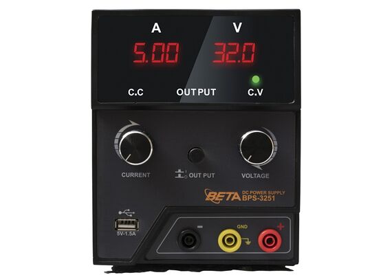 تصویر محصول منبع تغذیه آزمایشگاهی خطی بتا مدل BPS-L3251  - فروشگاه فون پارتس