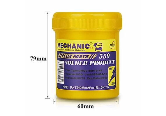 تصویر محصول خمیر فلکس مکانیک 559 بدون سرب تصویر شماره 2 , - فروشگاه فون پارتس