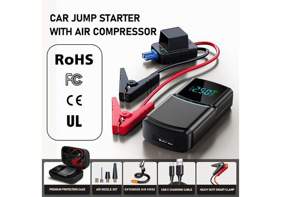 پمپ باد و شوکر باتری ماشین BUWEI مدل BN03