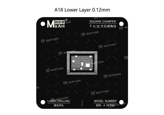 ماژولهای یدک مجموعه شابلون مگنتی ماانت مخصوص CPU آیفون سری A18 و A18Pro