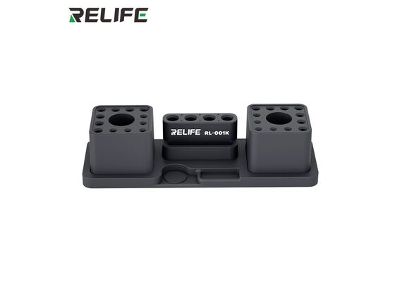 تصویر محصول جعبه سیلیکونی ماژولار همه‌کاره ریلایف مدل RL-001K, رنگ: آبی تصویر شماره 4 , - فروشگاه فون پارتس