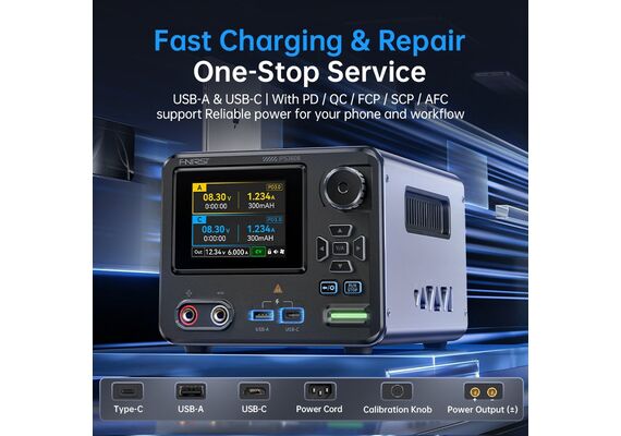 منبع تغذیه دیجیتال هوشمند فنیرسی مدل IPS3608