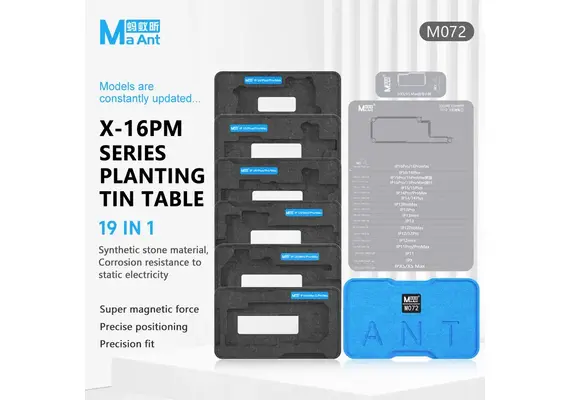 ست ۱۹ کاره شابلون طبقات مادربرد آیفون ماانت مدل M072