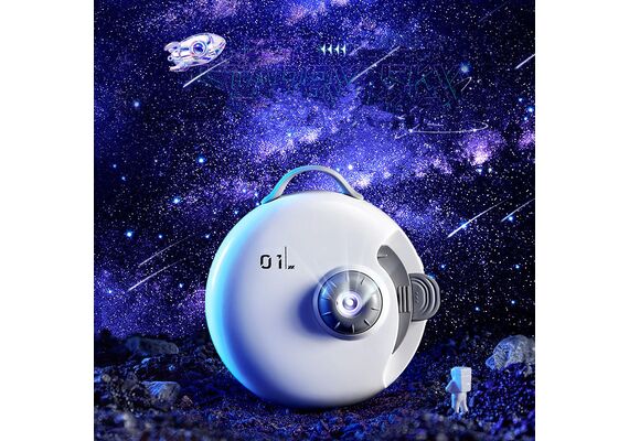 تصویر محصول پروژکتور کهکشانی HD با اسپیکر بلوتوث و کنترل از راه دور - Starry Night تصویر شماره 3 , - فروشگاه فون پارتس