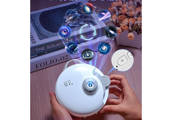 تصویر محصول پروژکتور کهکشانی HD با اسپیکر بلوتوث و کنترل از راه دور - Starry Night تصویر شماره 2 , - فروشگاه فون پارتس