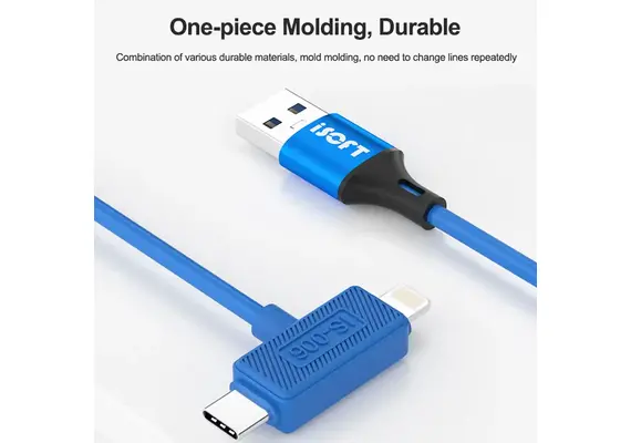 تصویر محصول کابل فلش دوطرفه iSoft مدل IS-006 – فلش و بازیابی داده iPhone/iPad تصویر شماره 5 , - فروشگاه فون پارتس