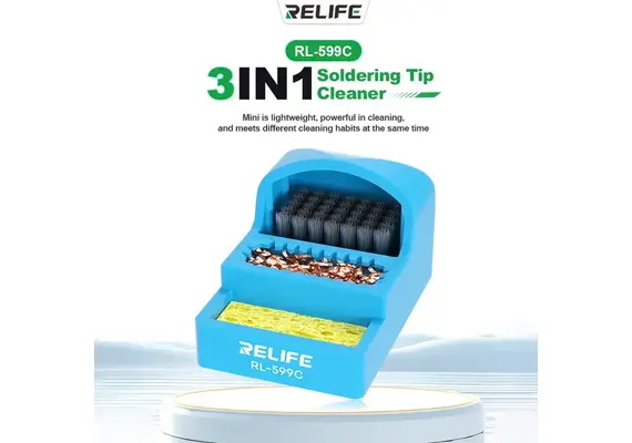 تصویر محصول تمیزکننده نوک هویه سیلیکونی ریلایف مدل RL-599C تصویر شماره 2 , - فروشگاه فون پارتس