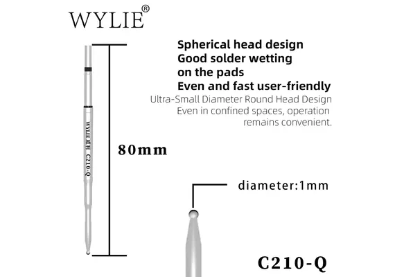 تصویر محصول نوک هویه سر گرد ویلی مدل C210-Q تصویر شماره 8 , - فروشگاه فون پارتس