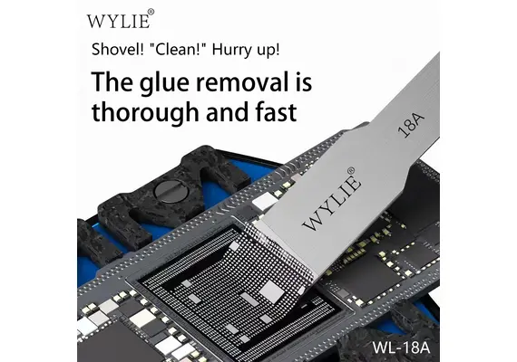تصویر محصول ست تیغه و ابزار جداسازی چسب WYLIE مدل WL-18A (10 عددی) تصویر شماره 4 , - فروشگاه فون پارتس