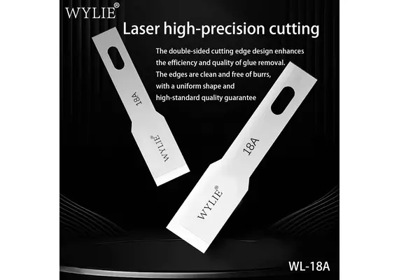 تصویر محصول ست تیغه و ابزار جداسازی چسب WYLIE مدل WL-18A (10 عددی) تصویر شماره 8 , - فروشگاه فون پارتس