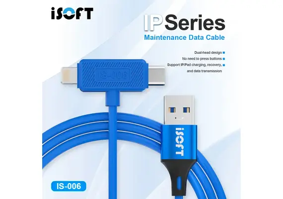 تصویر محصول کابل فلش دوطرفه iSoft مدل IS-006 – فلش و بازیابی داده iPhone/iPad تصویر شماره 6 , - فروشگاه فون پارتس