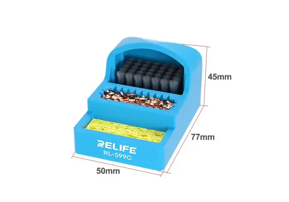 تصویر محصول تمیزکننده نوک هویه سیلیکونی ریلایف مدل RL-599C تصویر شماره 4 , - فروشگاه فون پارتس