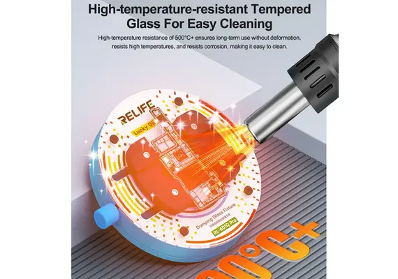 تصویر محصول نگهدارنده برد و چیپ 360 درجه ریلایف مدل RL-601Q تصویر شماره 6 , - فروشگاه فون پارتس