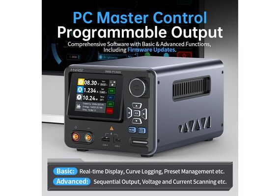منبع تغذیه دیجیتال هوشمند فنیرسی مدل IPS3608