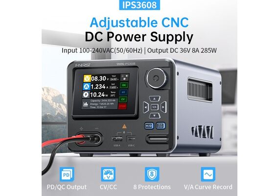 منبع تغذیه دیجیتال هوشمند فنیرسی مدل IPS3608
