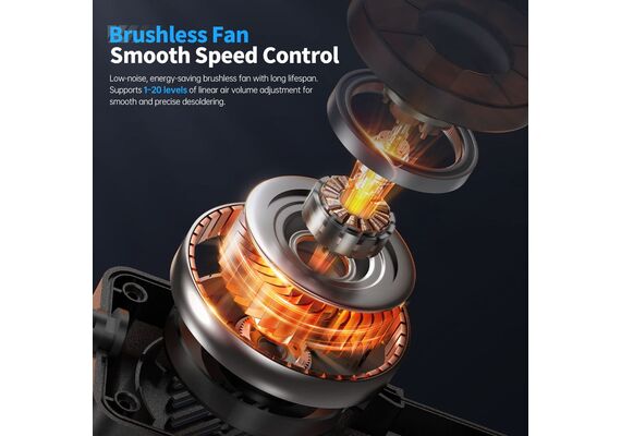 تصویر محصول تفنگ هوای گرم هوشمند فنیرسی مدل SAG-55 Pro تصویر شماره 5 , - فروشگاه فون پارتس