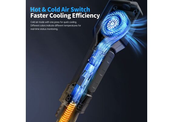 تصویر محصول تفنگ هوای گرم هوشمند فنیرسی مدل SAG-55 Pro تصویر شماره 6 , - فروشگاه فون پارتس