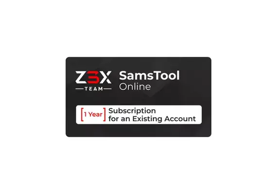 تصویر محصول اشتراک یک ساله Z3X SamsTool Online - (برای حساب موجود)  - فروشگاه فون پارتس