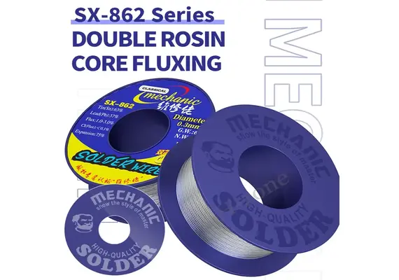 تصویر محصول سیم لحیم مکانیک مدل SX-862 تصویر شماره 2 , - فروشگاه فون پارتس