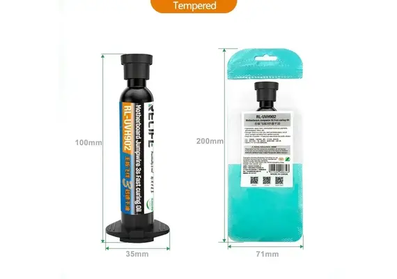 تصویر محصول چسب یو وی Relife مدل RL-UVH902, رنگ: مشکی تصویر شماره 3 , - فروشگاه فون پارتس