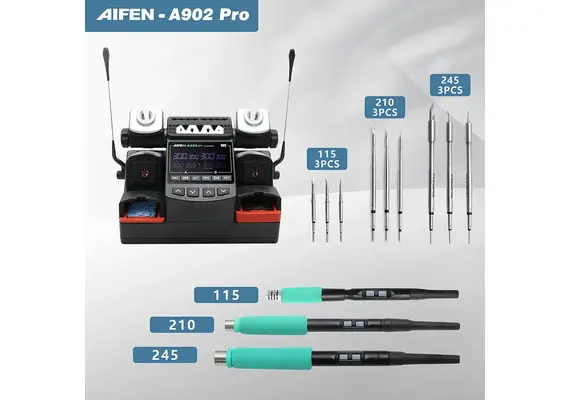 تصویر محصول هویه دوقلو سه دسته AIFEN A902 Pro نسخه 2025 تصویر شماره 2 , - فروشگاه فون پارتس