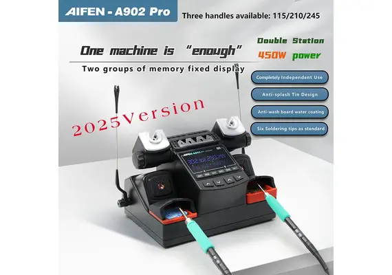 تصویر محصول هویه دوقلو سه دسته AIFEN A902 Pro نسخه 2025  - فروشگاه فون پارتس