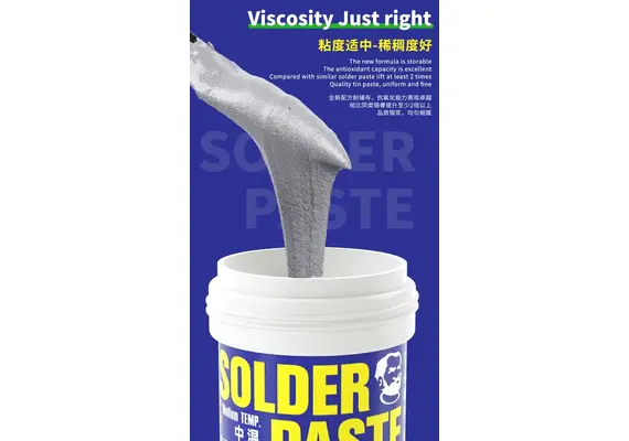 تصویر محصول خمیر قلع مکانیک, دمای ذوب: 183°, رنگ: سفید تصویر شماره 4 , - فروشگاه فون پارتس