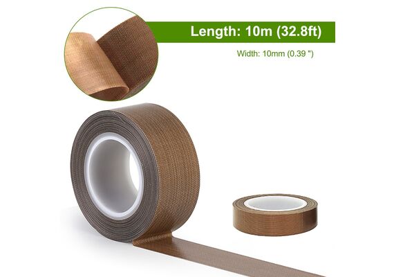 تصویر محصول نوار تفلون حرارتی چسب‌دار ۱۰ میلی متر × ۱۰ متر تصویر شماره 3 , - فروشگاه فون پارتس