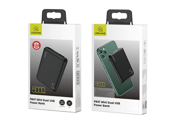 تصویر محصول پاوربانک یوسمز مدل PB47, رنگ: مشکی تصویر شماره 2 , - فروشگاه فون پارتس