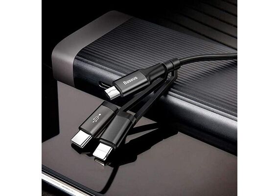 تصویر محصول کابل شارژ باسئوس اکسلنت 3در1 تصویر شماره 2 , - فروشگاه فون پارتس