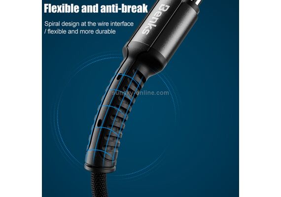 کابل شارژ و دیتای بنکس, نوع سوکت: تایپ سی, رنگ: مشکی, 2 image