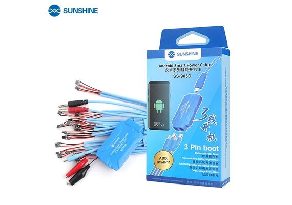 تصویر محصول کابل منبع تغذیه سانشاین مدل SS-905D مناسب برای آیفون و آندروید  - فروشگاه فون پارتس