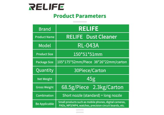 تصویر محصول دمنده هوا ریلایف مدل RL-043A تصویر شماره 4 , - فروشگاه فون پارتس