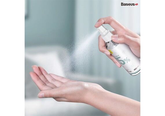 تصویر محصول اسپری الکلی آنتی باکتریال 120 میلی لیتر باسئوس تصویر شماره 4 , - فروشگاه فون پارتس