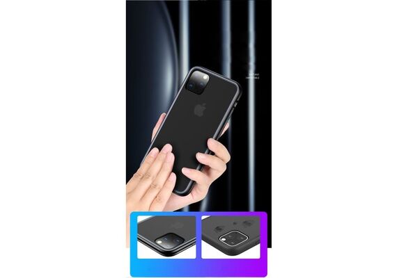 تصویر محصول کاور یوسمز مدل والزا مناسب iPhone سری 11, جنس کاور: پلی اورتان ترموپلاستیک -  TPU, مدل دستگاه: آیفون 11 پرو, رنگ: مشکی تصویر شماره 3 , - فروشگاه فون پارتس