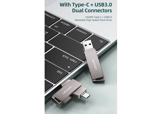 تصویر محصول فلش مموری یوسمز US-ZB198, رنگ: خاکستری, ظرفیت ذخیره سازی: 256 تصویر شماره 8 , - فروشگاه فون پارتس