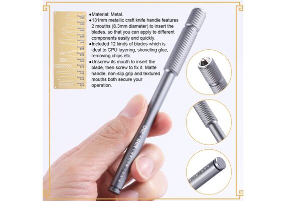 تصویر محصول تیغه های چند منظوره کیانلی مدل 009 - ست 12 تایی تصویر شماره 4 , - فروشگاه فون پارتس