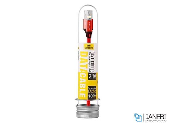 تصویر محصول کابل شارژ ارلدام مدل EC-015, نوع سوکت: لایتنینگ, رنگ: مشکی تصویر شماره 2 , - فروشگاه فون پارتس