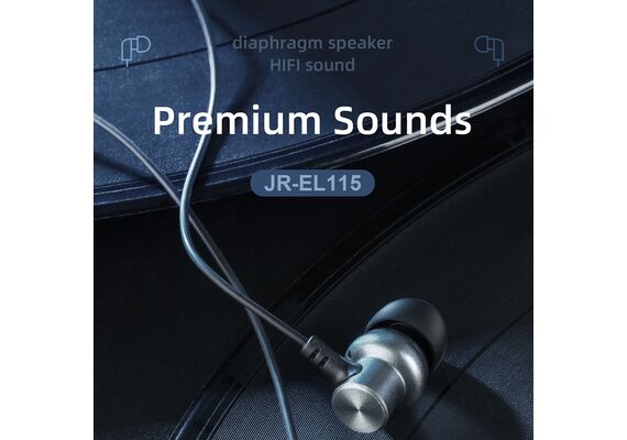 تصویر محصول هندزفری سیم دار جویروم مدل JR-EL115, رنگ: مشکی تصویر شماره 9 , - فروشگاه فون پارتس