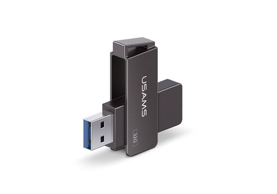 تصویر محصول فلش مموری یوسمز US-ZB195, رنگ: خاکستری, ظرفیت ذخیره سازی: 32  - فروشگاه فون پارتس