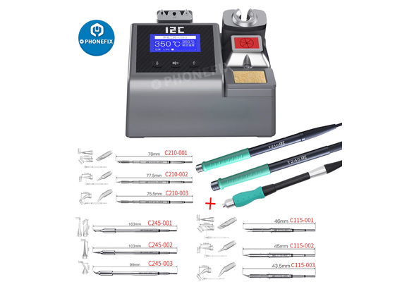 تصویر محصول هویه هوشمند i2C مدل 2SCNi, نوع دسته هویه:  سی 210, رنگ: خاکستری تصویر شماره 3 , - فروشگاه فون پارتس