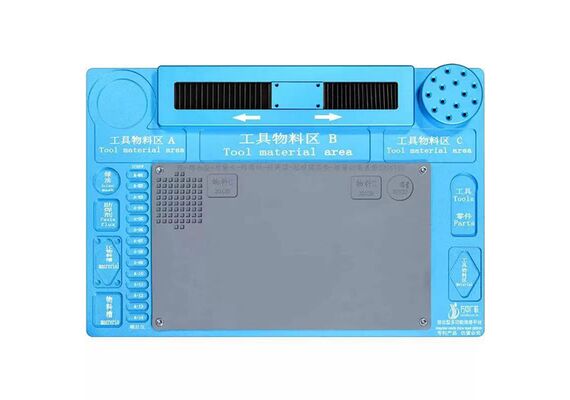 تصویر محصول پد فلزی میکروسکوپ با پایه متحرک برند WL, رنگ: آبی  - فروشگاه فون پارتس