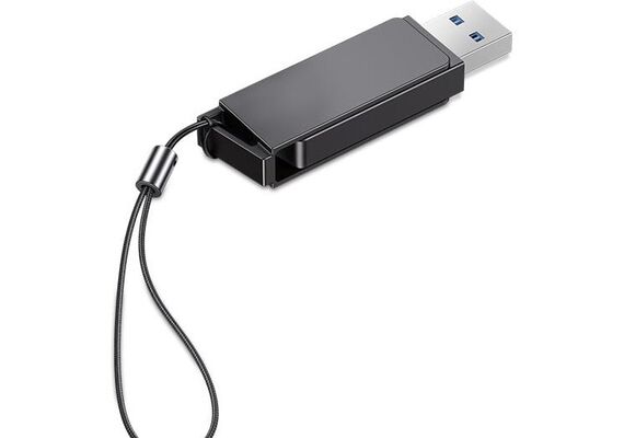 تصویر محصول فلش مموری یوسمز US-ZB195, رنگ: خاکستری, ظرفیت ذخیره سازی: 128 تصویر شماره 2 , - فروشگاه فون پارتس