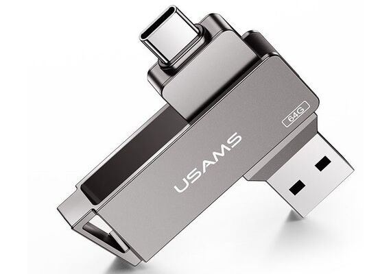 تصویر محصول فلش مموری یوسمز US-ZB198, رنگ: خاکستری, ظرفیت ذخیره سازی: 64 تصویر شماره 2 , - فروشگاه فون پارتس