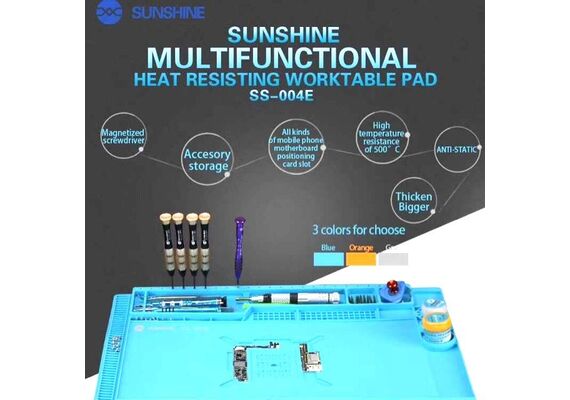 تصویر محصول صفحه کار چندمنظوره ضد حرارت سانشاین SS-004E, رنگ: آبی تصویر شماره 3 , - فروشگاه فون پارتس