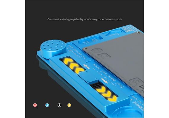 تصویر محصول پد فلزی میکروسکوپ با پایه متحرک برند WL, رنگ: طلائی تصویر شماره 6 , - فروشگاه فون پارتس